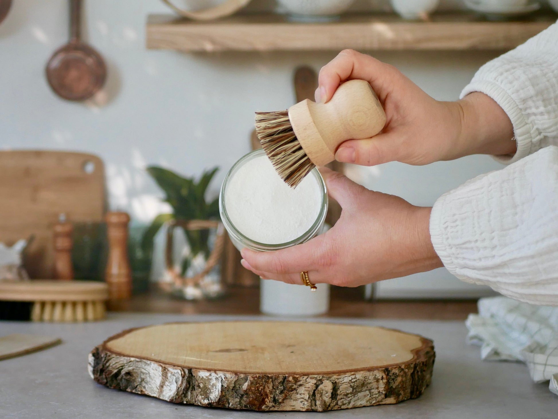 Brosse casserole bois la droguerie ecologique