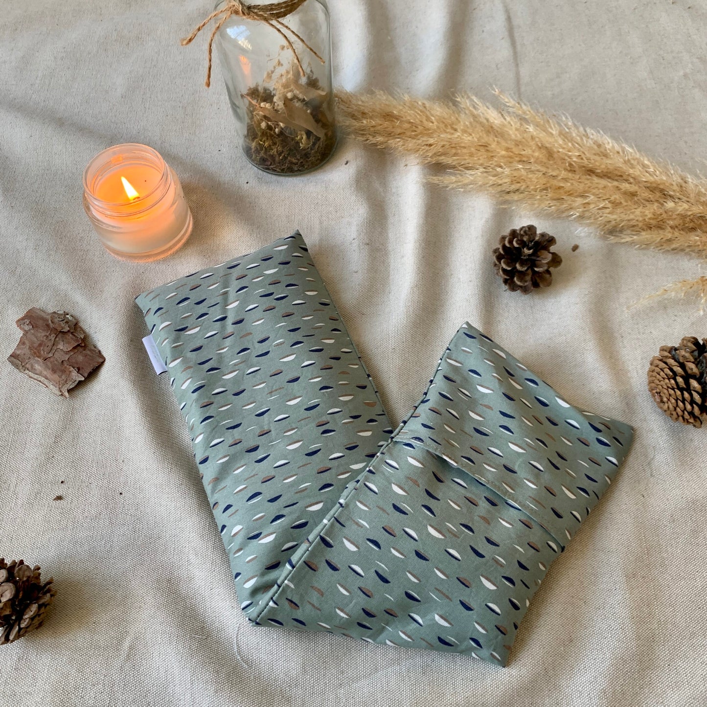 Long flaxseed hot water bottle