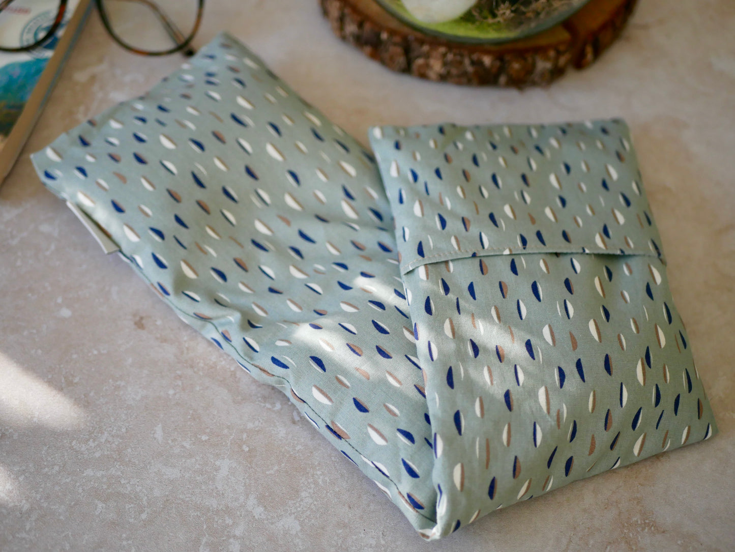 Long flaxseed hot water bottle