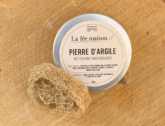 Pierre d'argile nettoyant multiusages naturel