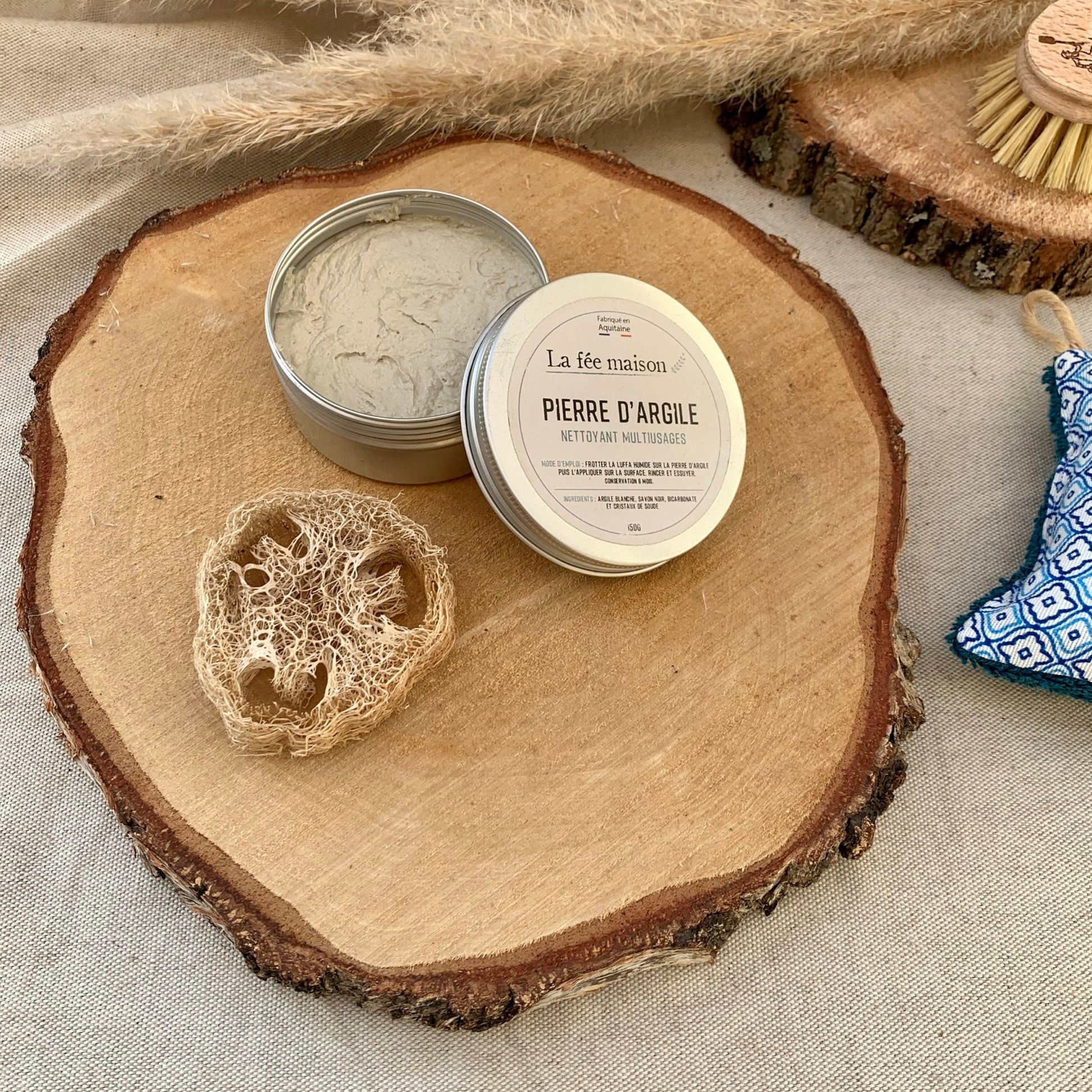 Pierre d'argile nettoyant multiusage